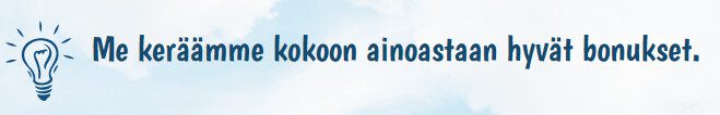 Kasinolinna valikoi ainoastaan reilut kasinobonukset