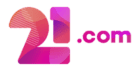 21.com logo