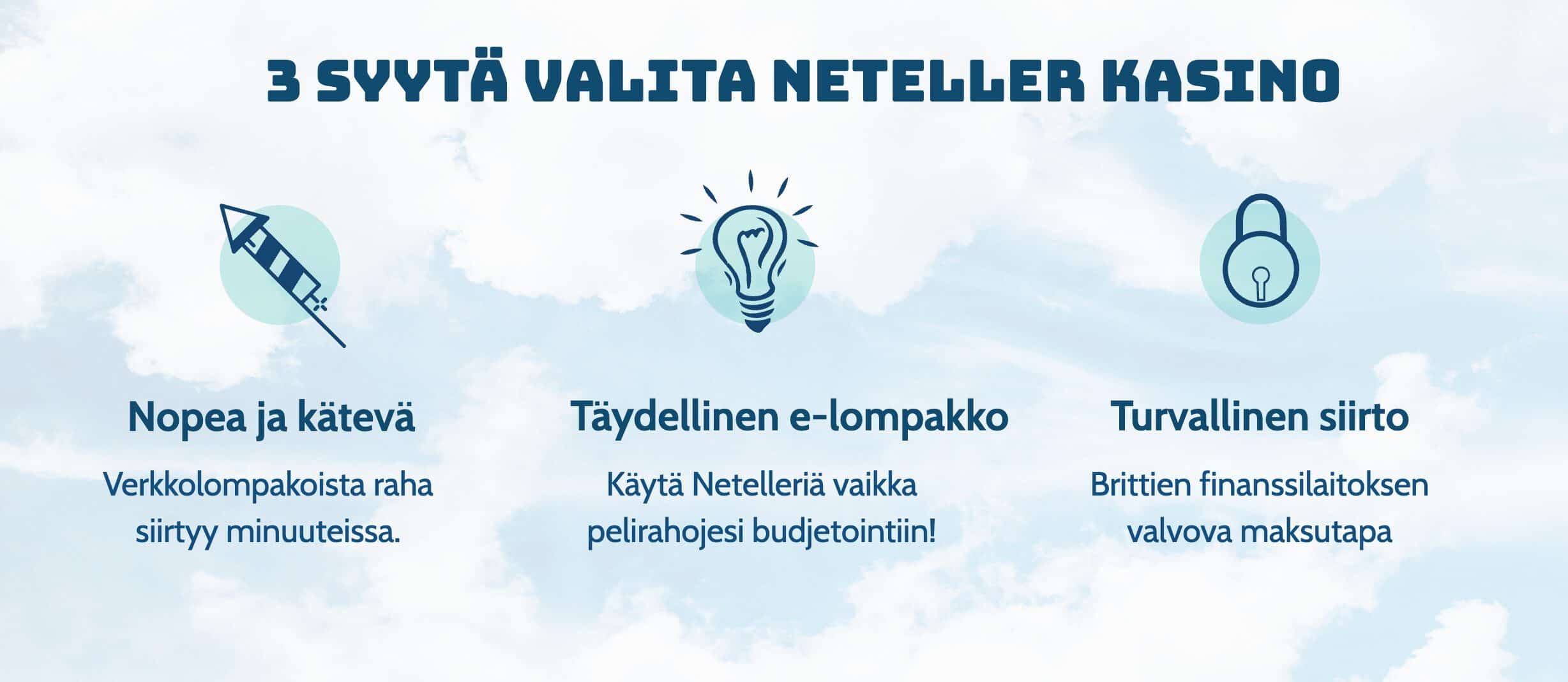 3 syytä valita neteller casino