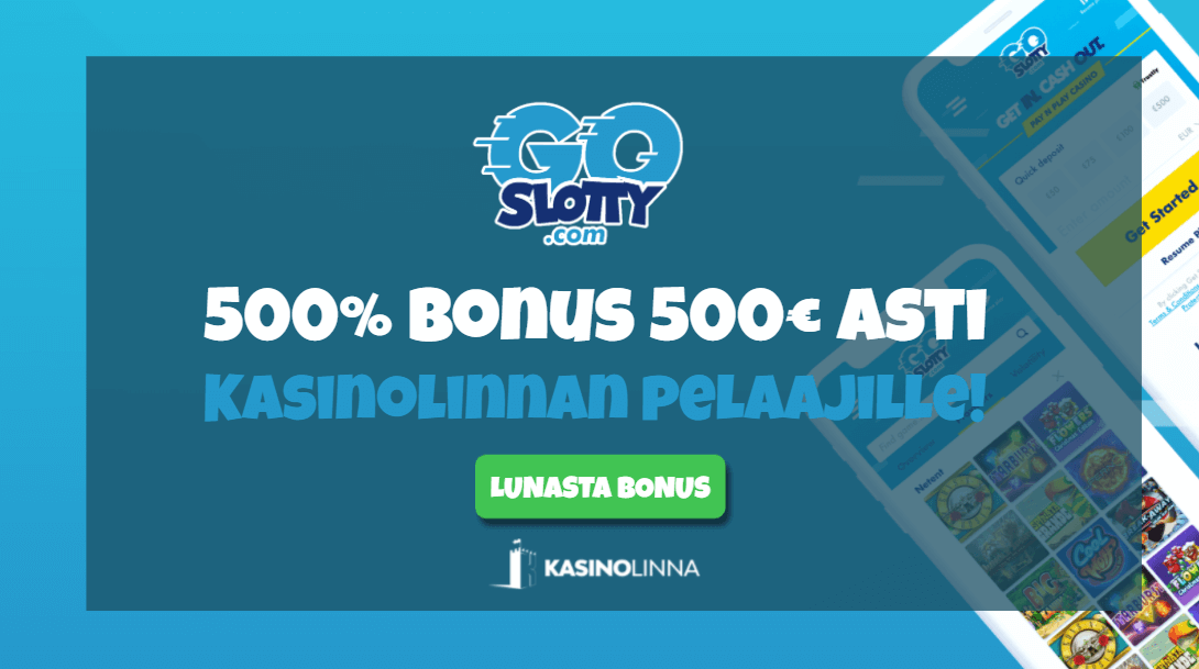GoSlottyn mojova tervetuliaisetu