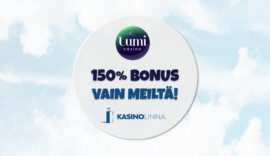 150% talletukseesi vain Kasinolinnasta!