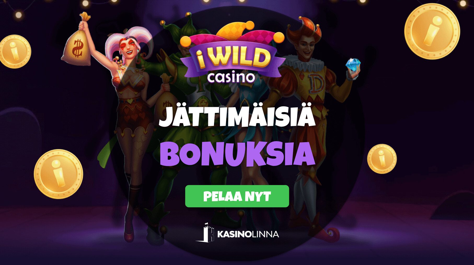 pelaa iWildCasinolla