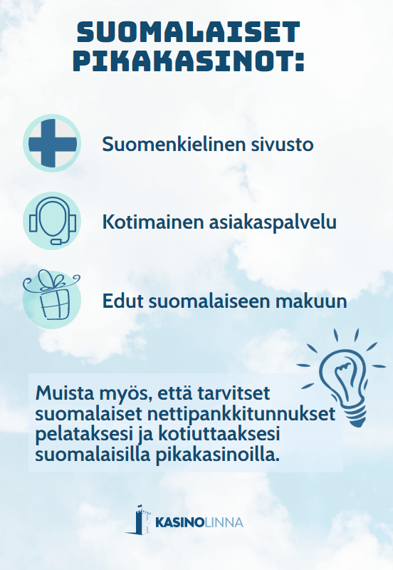 suomalaiset pikakasinot