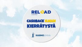 10% palautus oikeana käteisenä!