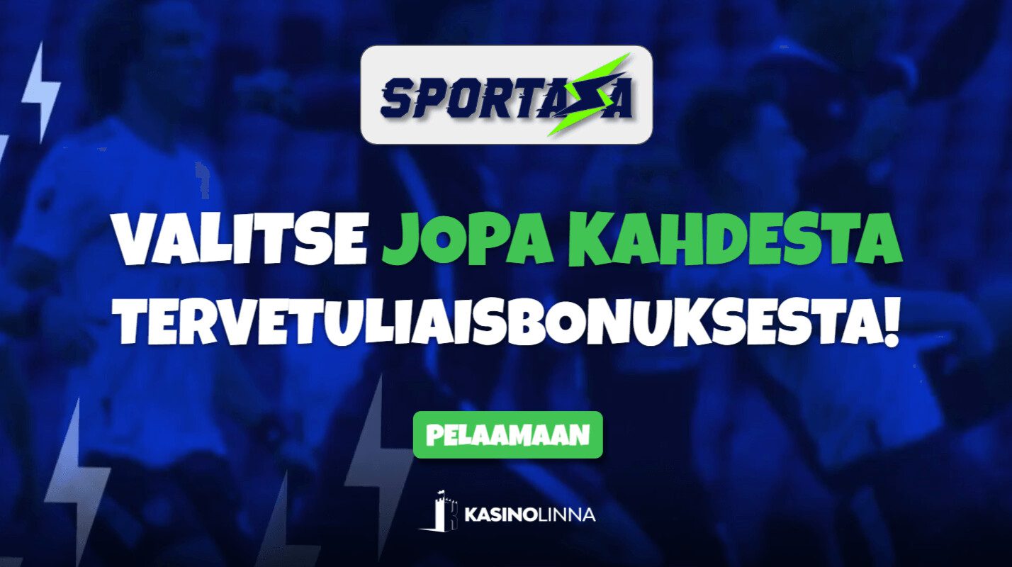 sportaza kasino kaksi bonusta