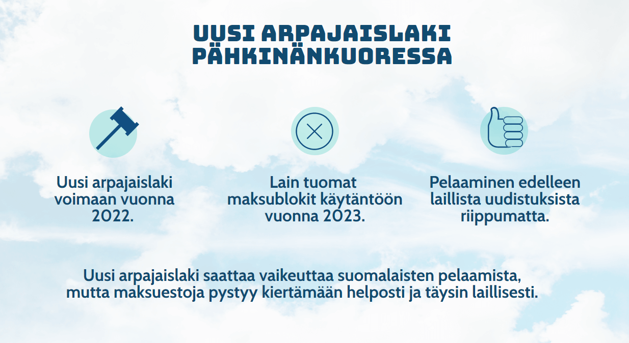 uusi arpajaislaki lyhyesti