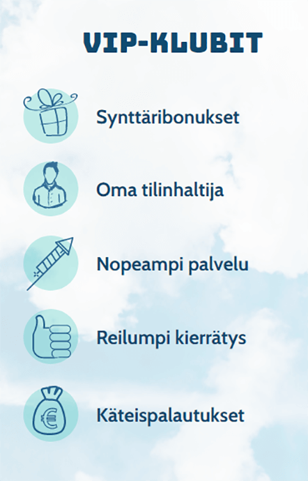 VIP-klubit tarjoaa parhaat kasinobonukset lojaalisimmille pelaajille