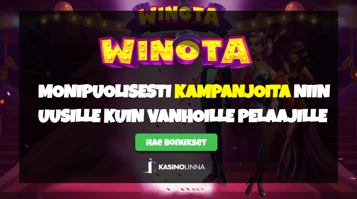 Winotan monipuolinen kampanjavalikoima
